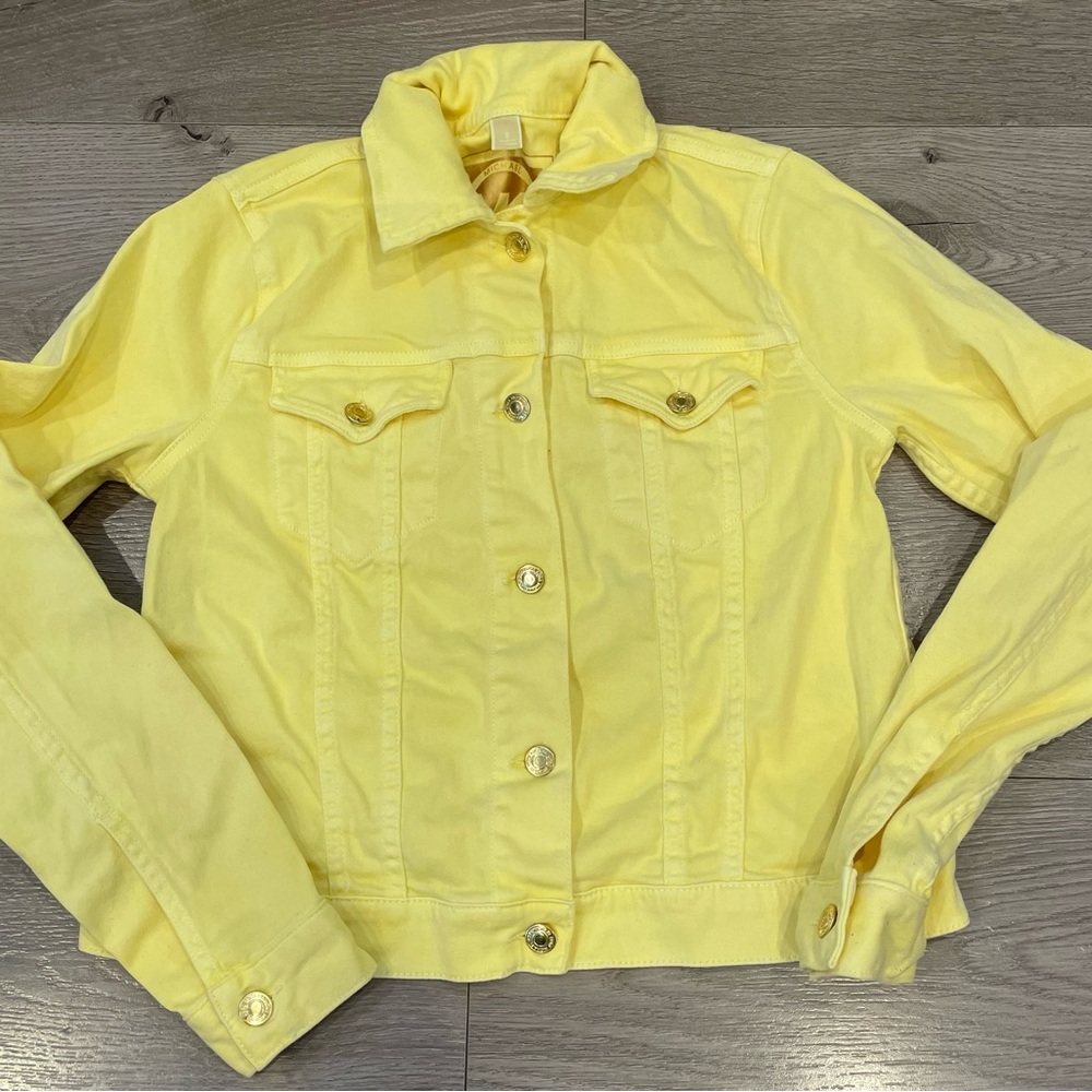 Michael Kors Woman’s Yellow Jean Jacket